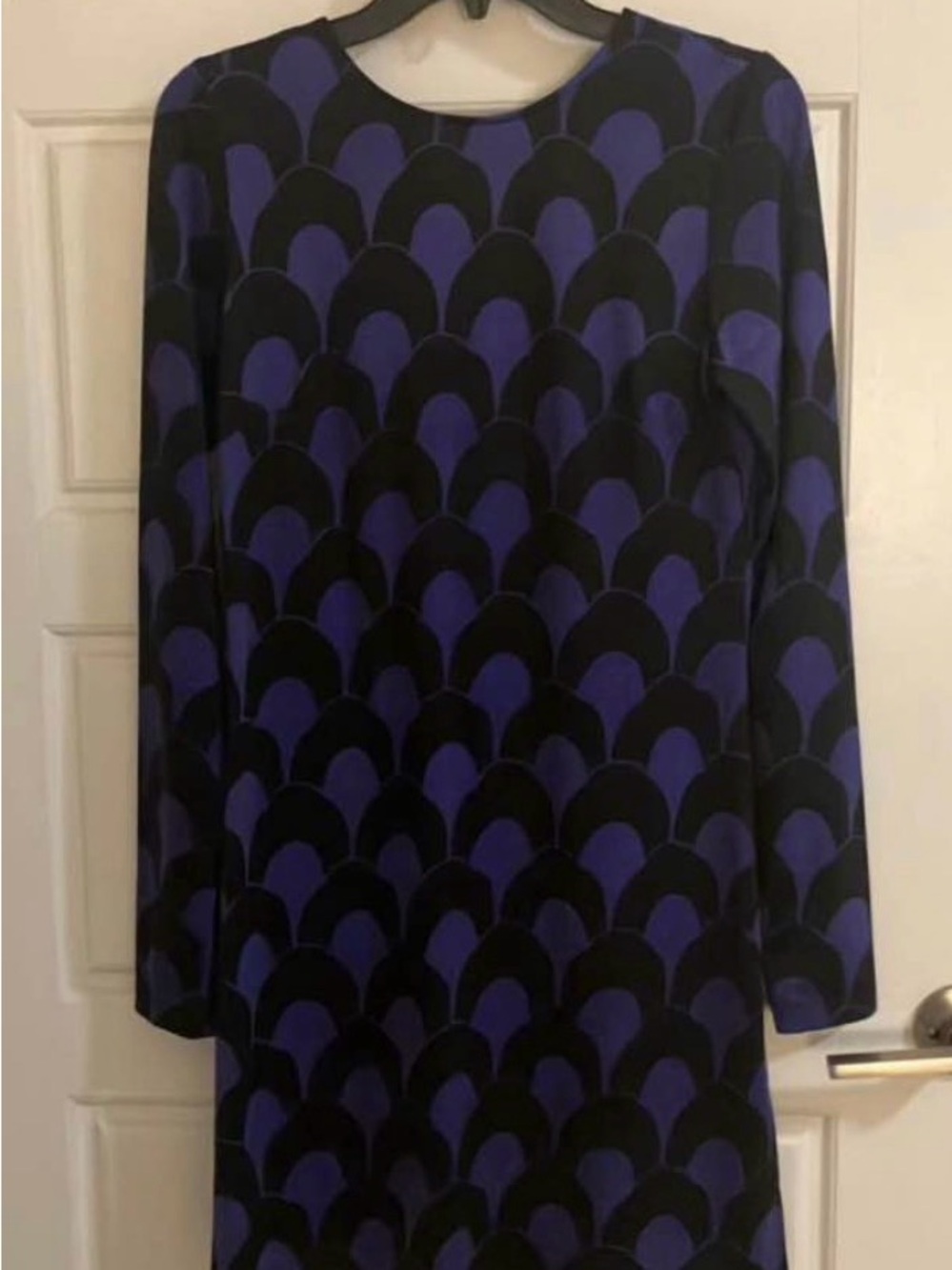 Julie Brown Purple Geo Print Shift Dress (M)